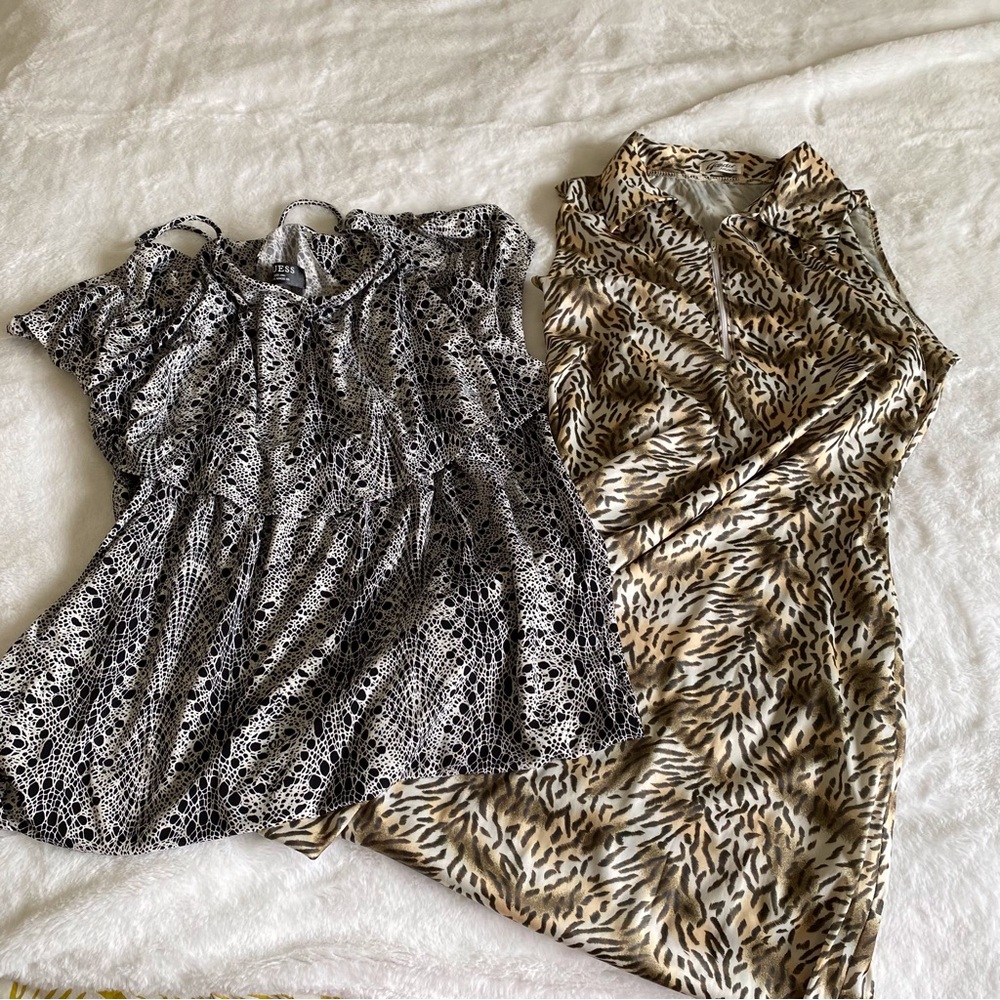 Women’s Size Large Print Maxi Dresses Bundle